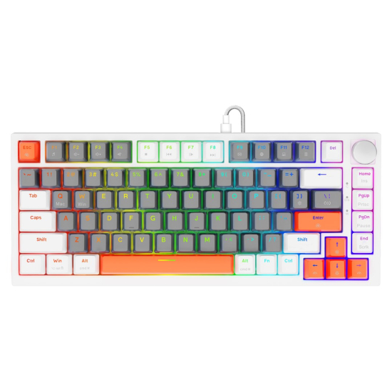 KLAWIATURA MAGNETYCZNA ASTRAL WHITE OUTEMU WHITE JADE RGB 3 KOLOR